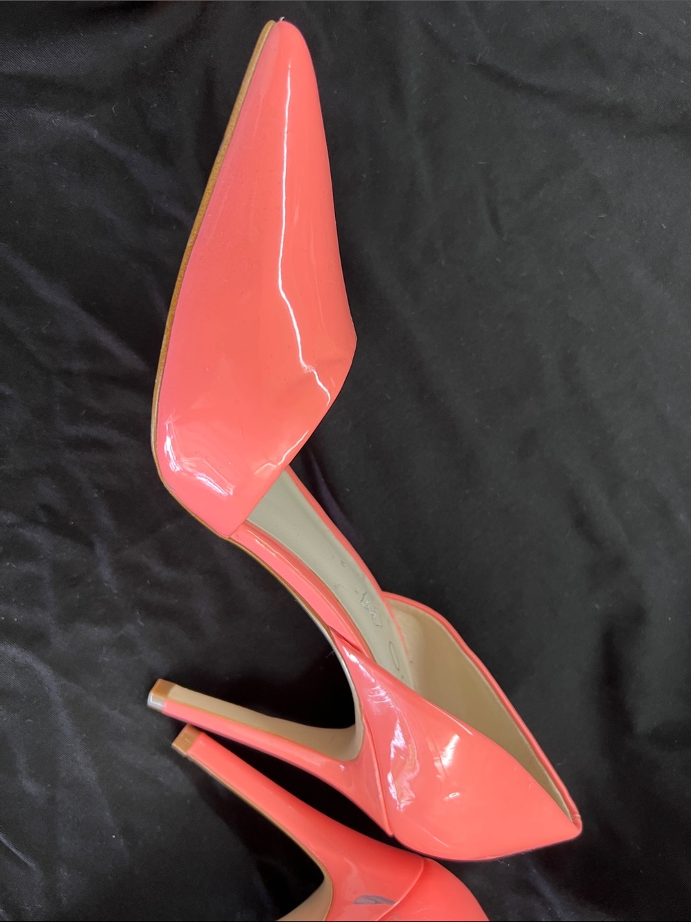 Aldo Coral Patent Pointed-Toe Pumps - Picture 6 of 10